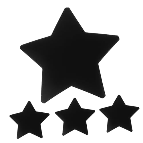 SAFIGLE 4 Stck. Haarnadel aus Metall Haarklammern Clips Pferdeschwanz Barrettes Stern süße Haarspangen Clip für Haare Haarschmuck für Frauen Haarspangen für Frauen Schwarz von SAFIGLE