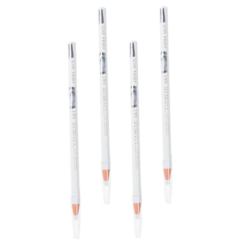 SAFIGLE 4stücke Weißer Make-up-stift Eyeliner-anspitzer Weiße Eyeliner-stifte Weißer -stift Brauenkonturenstift Weiße Augenbrauenstifte Augenbrauenstifte Für Damen von SAFIGLE