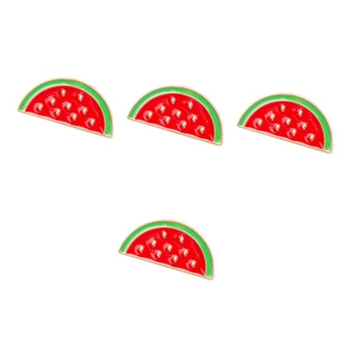 SAFIGLE 4 Stück Broschennadel Cartoon-Brosche Brustnadel Brosche shöne bescherung dartscheibe kinder mateteee hürden kinder brosche pin kindl kind badeset barn Suits Wassermelone Gläser von SAFIGLE