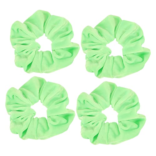 SAFIGLE 4 Stück Neon Haargummis für Damen Elastische Pferdeschwanzhalter Fluoreszierende Haarbänder Dehnbar Haaraccessoire für Sport und Alltag von SAFIGLE