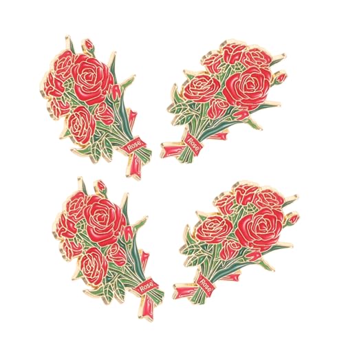 SAFIGLE 4 Stück Emaille Anstecknadeln für Rucksäcke Jacken und Kleidung Anstecknadeln für Schule Reisen und Partys von SAFIGLE