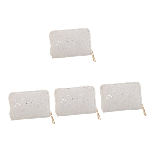 SAFIGLE 4stücke Pu Geldbörse Für Damen Große Kapazität Kartenetui Mit Reißverschluss Handliche Clutch Für Alltag Und Reisen von SAFIGLE