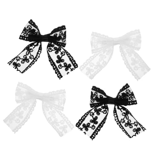SAFIGLE 4stücke Spitze Haarnadel Mit Schleife Für Damen Haarschmuck Aus Spitze Haarnadeln Mit Bogen Für Verschiedene Frisuren Und Anlässe von SAFIGLE