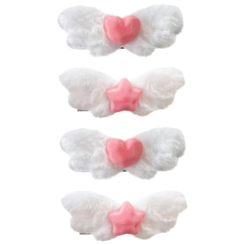 SAFIGLE 4 Stück Kawaii Haar Accessoires Niedliche Haarspangen Dekorative Haarspangen Haarnadeln Seitenklammern Für Haare Flügel Haarspangen Haarspangen Für Frauen Haarschmuck Für von SAFIGLE