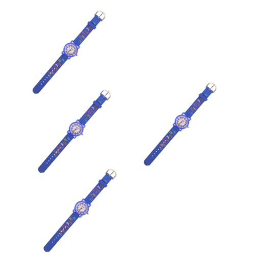 SAFIGLE 4stücke Kindgerechte Cartoon Armbanduhr Für Mädchen Mit Süßem Design Lernuhr Für Junge Mädchen Zu Geburtstagen Und Feiertagen von SAFIGLE