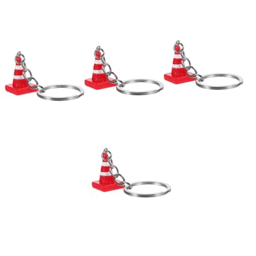 SAFIGLE 4stücke Purse Key Chain Verkehrskegel Schlüsselanhänger Stilvolles Und Langlebiges Design Für Taschen Rucksäcke Und Kreative Dekoration Für Leicht Und Tragbar von SAFIGLE