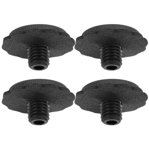 SAFIGLE 4 Stück Regenschirm Spitzenkappen Ersatzteile Für Klappschirme Und Lange Regenschirme, Schwarze Endkappen Für Reparaturen, Zubehör Für Regenschirmspitzen von SAFIGLE