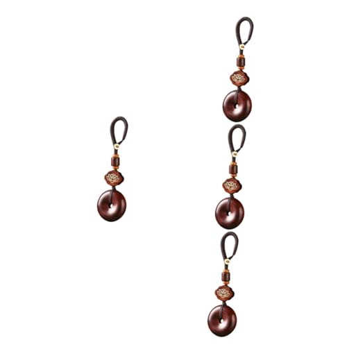 SAFIGLE 4 Stücke Nette Keychain Auspicious Schlüssel Lanyard Auto Schlüssel Dekorative Tasche Charme Leichte Ornament von SAFIGLE