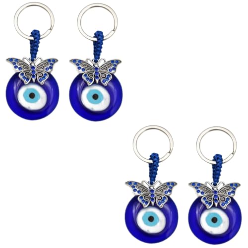 SAFIGLE 4stücke Evil Eye Schlüsselanhänger Design Multifunktionales Für Schlüssel Und Taschen Dekoration von SAFIGLE
