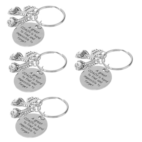 SAFIGLE 4stücke Boxhandschuhe Schlüsselanhänger Einzigartiger Thank You Anhänger Für Stilvoller Charm Für Taschen Und Rucksäcke Für Und Trainer von SAFIGLE