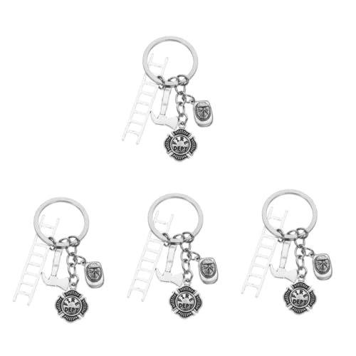 SAFIGLE 4 Stück Schlüsselringe Auto-schlüsselanhänger Für Männer Schlüsselbund Geldbörse Für Männer Schlüsselaccessoires Für Damen Schlüsselanhänger Für Geldbörse Legierung von SAFIGLE