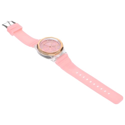 SAFIGLE 4 Stück Schmetterlings-quarzuhr Sportuhr Digitaluhr Damen Modische Damenuhr Draussen Schmetterlinge Armbanduhr Uhrenarmbänder Aus Leder Rosa Anmut Elektronik Fräulein Lederriemen von SAFIGLE