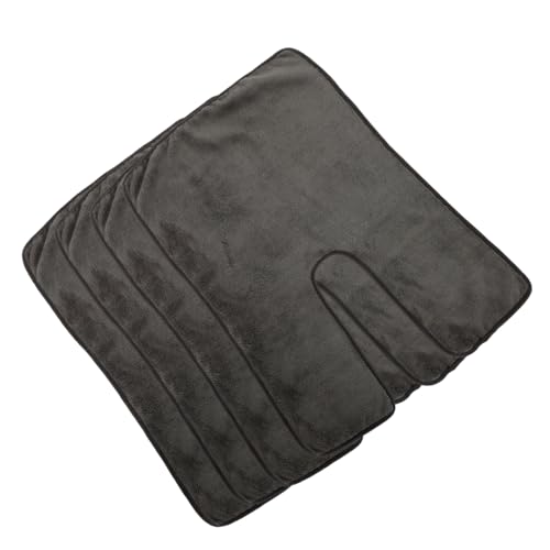 SAFIGLE 4 Stück Schönheitspflegetuch Spa -gesichttücher Handtuchdampfer Für Gesichtsbehandlungen Spa-gesichtstücher Salon Handtuch Hautpflegehandtücher Grey Korallenvlies von SAFIGLE