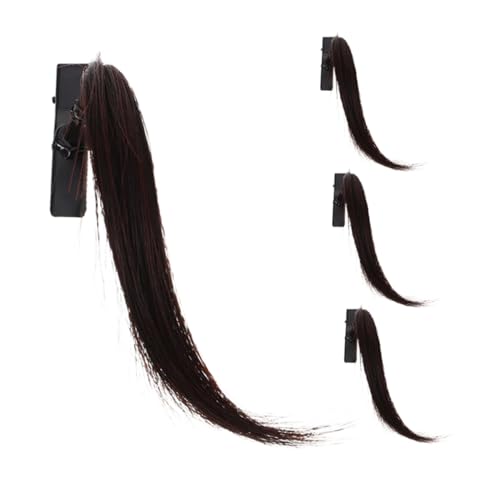 SAFIGLE 4 Stück Schwarze Cartoon Haarspangen Verspielte Haarklammern für Mädchen für Cosplay Alltag und Partykostüme Leicht und Bequem zu Tragen von SAFIGLE