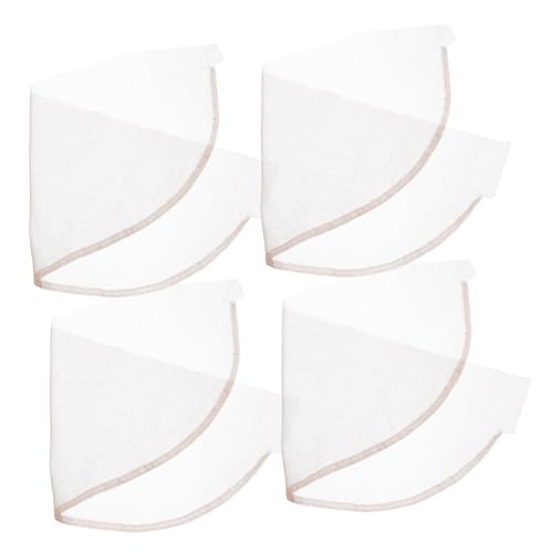 SAFIGLE 4 Stück Spitzenhaarnetz kahl Haarnetze für Damen Haarnetzperücke Schließungen Brötchen Haarnetz Perücke frontal Spitze Perückennetz aus Spitze Perücke Spitzennetz von SAFIGLE