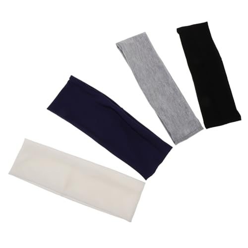 SAFIGLE 4 Stücke Elastische Yoga Haar Bands Workout Stirnband Nicht Stirnband für Frauen Lauf Yoga Sport von SAFIGLE