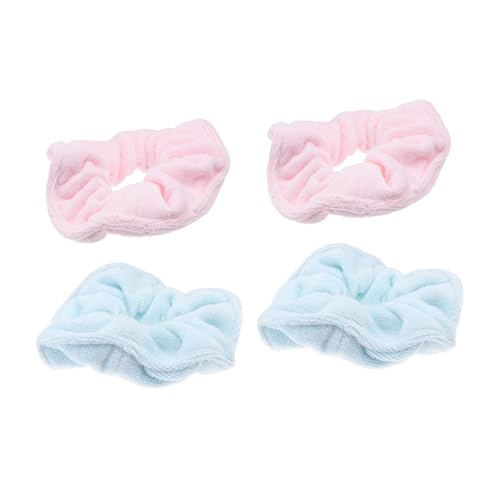 SAFIGLE 4 Stück Stirnband Stirnband Haarzubehör Haarbindungen geflochten Mikro farbig klein knusprig verknotet handtücher Haargummis für Frauen Haarschmuck für Frauen von SAFIGLE