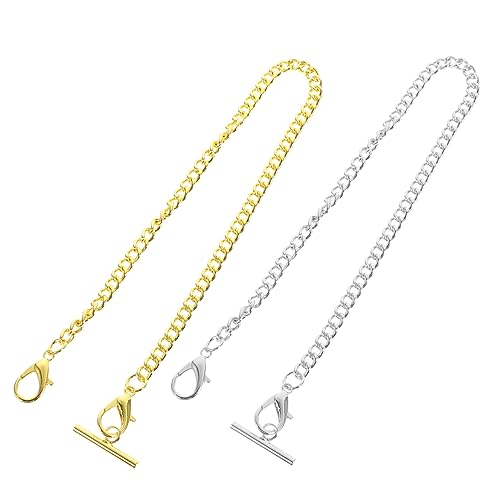 SAFIGLE 4stücke Metall Taschenuhr Kette Für Hosen Dekorative Geldbörse Kette Modische Bekleidungsaccessoires Für Herren Und Damen Für Formelle Und Anlässe von SAFIGLE