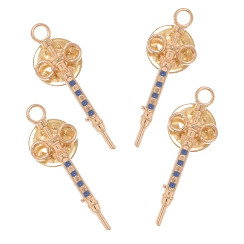 SAFIGLE 4 Stück Teiliges Broschen in Injektor Form mit Zirkonia Anstecknadeln für Ärzte und Krankenschwestern Legierung Eleganter Schmuck für Kleidung Taschen Hüte und Schals von SAFIGLE