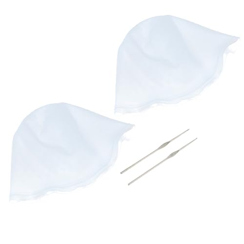 SAFIGLE 4stücke Pack Wiederverwendbare Haarfärbekappen Aus Silikon Haarfärbehut Mit Häkelnadeln Für Haarfärbearbeiten Zu Hause von SAFIGLE