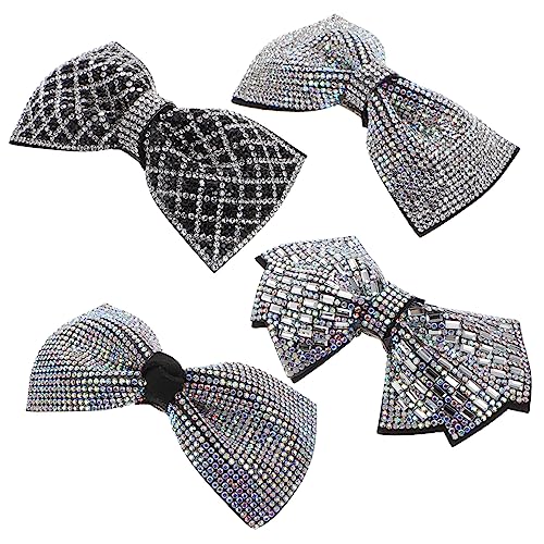 SAFIGLE 4 Stück Teiliges Vintage Bogen Haarklammern mit Schleifen Haarspangen für Damen Vielseitige Haaraccessoires für Täglichen Gebrauch und Besondere Anlässe von SAFIGLE