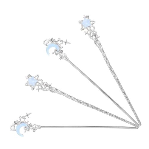 SAFIGLE 4stücke Chinesische Haarstäbe Mit Quaste Für Damen Asiatische Retro-haarnadeln Aus Metall Für Dutts Und Lange Frisuren Traditionelles Design von SAFIGLE