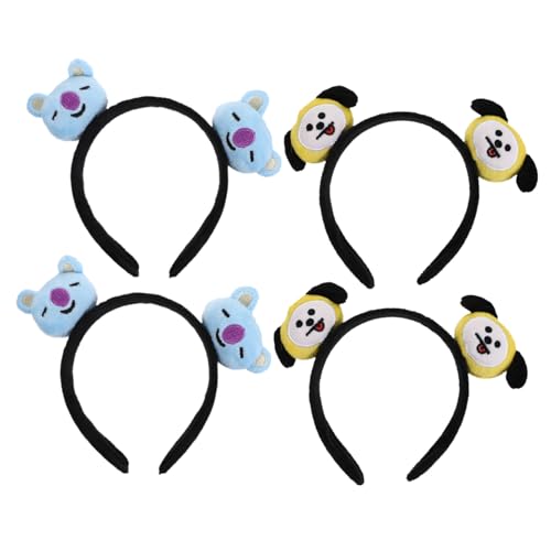 SAFIGLE 4 Stück Tierkopf Haarreifen Lustige Haarschmuck für Festlichkeiten Partyaccessoires für Unvergessliche mit Freunden von SAFIGLE
