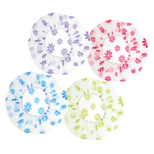 SAFIGLE 4 Stück Wasserdichte Duschhaube Gemusterter Zopf Kurze Duschhaube Wiederverwendbar Wasserdicht Badehut Für Damen Damen Ihre Kappen Damenhauben Abdeckung Spa Haar Lange SAFIGLE 4 Stück Wasserdichte Duschhaube Gemusterter Zopf Kurze Duschhaube Wiederverwendbar Wasserdicht Badehut Für Damen Damen Ihre Kappen Damenhauben Abdeckung Spa Haar Lange von SAFIGLE