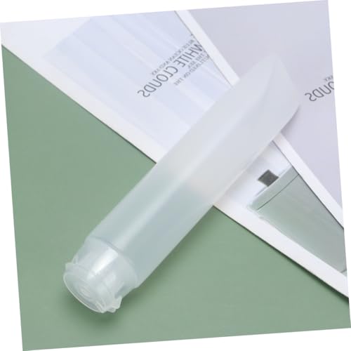 SAFIGLE 4 Stücke Nachfüllbare Quetschflaschen aus Kunststoff Leere Kosmetikbehälter für Shampoo Duschgel Lotion Handcreme für Reisen und Unterwegs von SAFIGLE