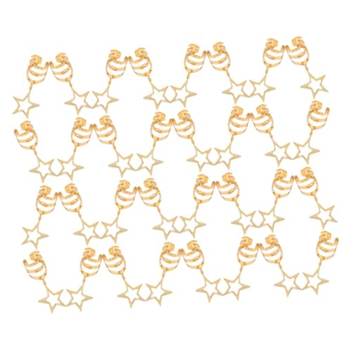 SAFIGLE 40 Stück Teiliges Fünf Punkte Stern Haar Schmuck für Zöpfe Metall Dreadlock Haarschmuck Hollow Star Clips und Ringe für Goldene Haaraccessoires für Festivals und Partys SAFIGLE 40 Stück Teiliges Fünf Punkte Stern Haar Schmuck für Zöpfe Metall Dreadlock Haarschmuck Hollow Star Clips und Ringe für Goldene Haaraccessoires für Festivals und Partys von SAFIGLE
