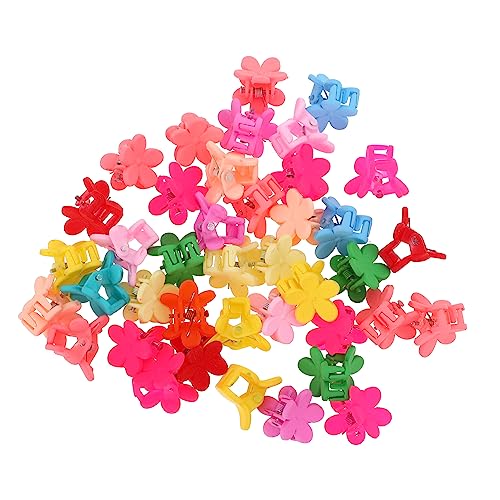 SAFIGLE 40stücke Kleine Blumen-haarklammern Haarspangen Für Junge Mädchen Junge Mädchen Aus Strapazierfähigem Kunststoff Einfach Zu Tragen Rutschfest Und Haarfreundlich von SAFIGLE