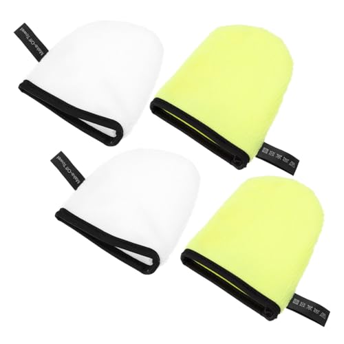 SAFIGLE 4stücke Pack Gesichtshandschuhe Für Make-up-entfernung Gesichtsreinigungstücher Damen-gesichtswaschtücher Beidseitig Verwendbar von SAFIGLE