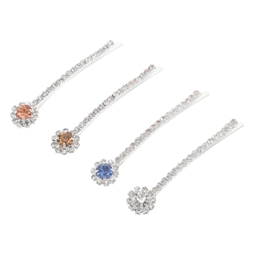 SAFIGLE 4stücke Haarspangen Mit Strasssteinen Dekorative Haaraccessoires Für Damen Stilvolle Haarschmuck Für Hochzeit Party Täglichen Gebrauch von SAFIGLE