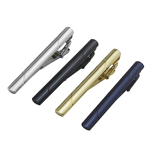 SAFIGLE 4stücke Krawattenklammer Für Männer Aus Kleine Stilvolle Krawattenklammern Krawatte Clips Für Herren Krawattenbefestigung Zum Ausgehen Oder Tanzen von SAFIGLE