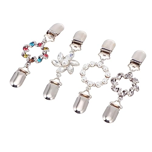 SAFIGLE 4Stücke Retro Brosche Pins Kreative Pullover Clips Eisenlegierung für Frauen Vintage Schal Clips Kragenclips für Formelle Anlässe SAFIGLE 4Stücke Retro Brosche Pins Kreative Pullover Clips Eisenlegierung für Frauen Vintage Schal Clips Kragenclips für Formelle Anlässe von SAFIGLE