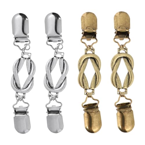 SAFIGLE 4stücke Vintage Cardigan Clips Antike Schal-clips Für Damen Retro Kleider Und Pullover-accessoires Für Schals Kragen Und Strickjacken Antik Antik SAFIGLE 4stücke Vintage Cardigan Clips Antike Schal-clips Für Damen Retro Kleider Und Pullover-accessoires Für Schals Kragen Und Strickjacken Antik Antik von SAFIGLE