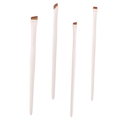 SAFIGLE 4stücke Teiliges Augen-makeup-pinselset Flache Eyeliner Augenbrauenpinsel Präzise Lidschatten-tools Für Professionelle Und Private Anwendungen von SAFIGLE