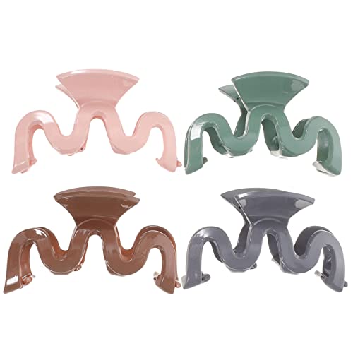 SAFIGLE 4stücke Klaue Clips Haarklammern Für Frauen Gewellte Haarstyling-clips Geeignet Für Dickes Oder Dünnes Haar Zum Halten Von Haaren Für Alltag Partys Und Fotoshootings von SAFIGLE