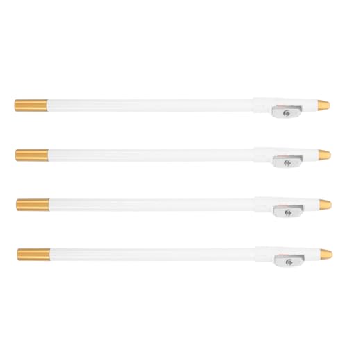 SAFIGLE 4stücke Teiliges Weißes Friseurstift-set Mit Integriertem Für Männer Und Frauen Zur Haardetaillierung Bartformung Und Augenbrauendefinition Make-up-tools von SAFIGLE