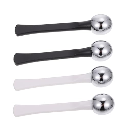 SAFIGLE 4stücke Augencreme Massage Sticks Auge Creme Dig Löffel Gesicht Creme Massage Stangen Zinklegierung Harzmaterialien Robust Verformungsbeständig von SAFIGLE