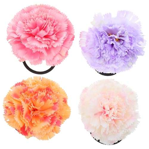 SAFIGLE 4stücke Blume Haar Zubehör Frauen Strand Blüten Haar Clip Hochzeit Blüten Haarnadel Blumen Haarspangen Haarschmuck Künstliche Blumen Haarspangen von SAFIGLE