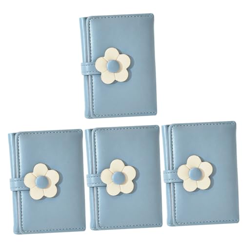 SAFIGLE 4stücke Change Purse Für Blumenmuster Geldbörse Praktische Münztasche Kompakte Und Leichte Brieftasche Für Mädchen Stilvolles Design Für Alltag von SAFIGLE