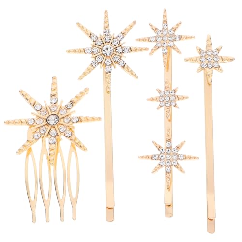 SAFIGLE 4stücke Metall Haarnadeln Mit Strass Für Mädchen Zarte Haarspangen Als Kopfschmuck Haarschmuck Für Frauen Und Mädchen von SAFIGLE