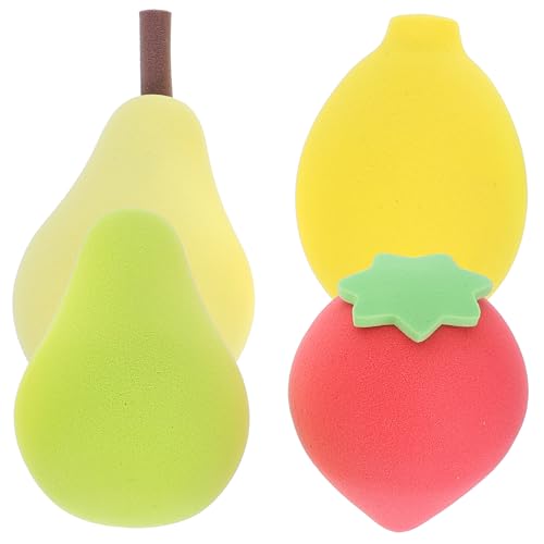 SAFIGLE 4stücke Kleine Puderquasten Für Make-up Tools Tragbar Kosmetikpinsel Für Damen Make-up-quasten Zum Auftragen Von Foundation Concealer Und Bräunungscreme von SAFIGLE