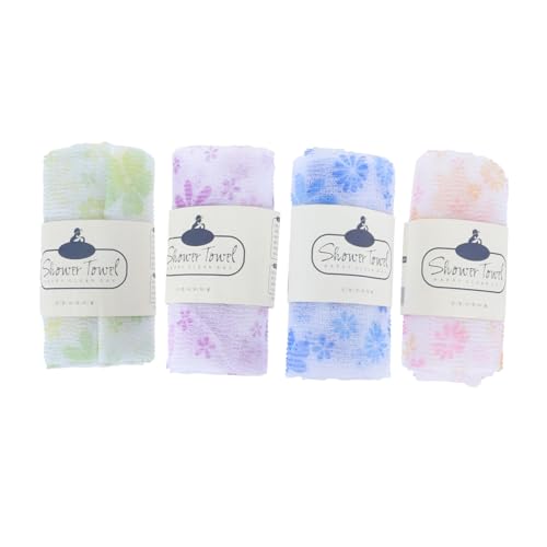 SAFIGLE 4stücke Rückenpeelingtuch Aus Nylon Für Zum Peeling Und Reinigen Körpers Für Badetücher Und Hautpflege von SAFIGLE