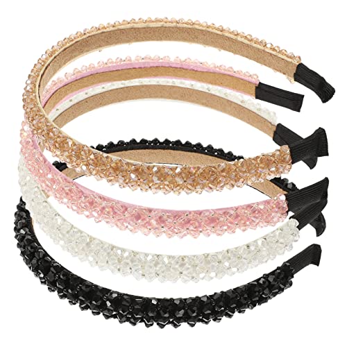 SAFIGLE 4stücke Strass Stirnbänder Für Frauen Perlen Stirnbänder Für Damen Party Kostüm Zubehör Haar Schmuck Accessoires Für Mottoparty Maskerade Und Andere Anlässe von SAFIGLE