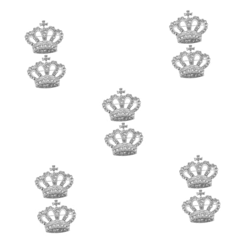 SAFIGLE 5 Sätze Kronenzirkonbrosche Schal Brosche Strass-brosche Dekorative Stifte Korsage Brosche Kronenbrosche Brosche Für Kleid Tiara-krone-brosche Legierung Silver 2 Stück * 5 von SAFIGLE