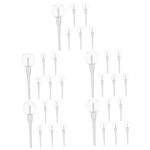 SAFIGLE 5 Sätze Lipgloss Flasche Leer Süßigkeiten Lippenschläuche Prall Röhren Glasur Behälter Kosmetik-Tools Für Frauen Nachfüllbarer Lippentubus Plastik 6 Stücke * 5 von SAFIGLE