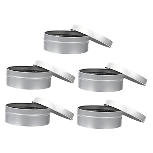 SAFIGLE 5 Sätze Teiliges Set Tragbare Pinselreinigungsboxen für Make Up Pinsel Effektive Reinigungsschwämme mit Aktivkohle für Lidschatten und Kosmetik Schnell Trocknend und Leicht zu von SAFIGLE