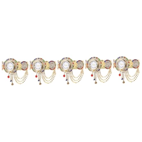 SAFIGLE 5 Stück Armbanduhr Freizeituhr Digitaluhr Zierliche Armband Mädchenuhr High End Armbanduhr Armbanduhr Stilluhren Für Krankenschwestern Damenuhr Uhr Legierung von SAFIGLE